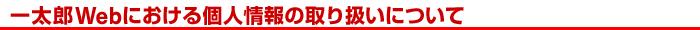 �ꑾ�YWeb�ɂ�����l���̎�舵���ɂ���