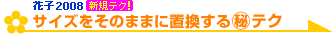 �T�C�Y�����̂܂܂ɒu������}����e�N�@�Ԏq2008�ȏ�